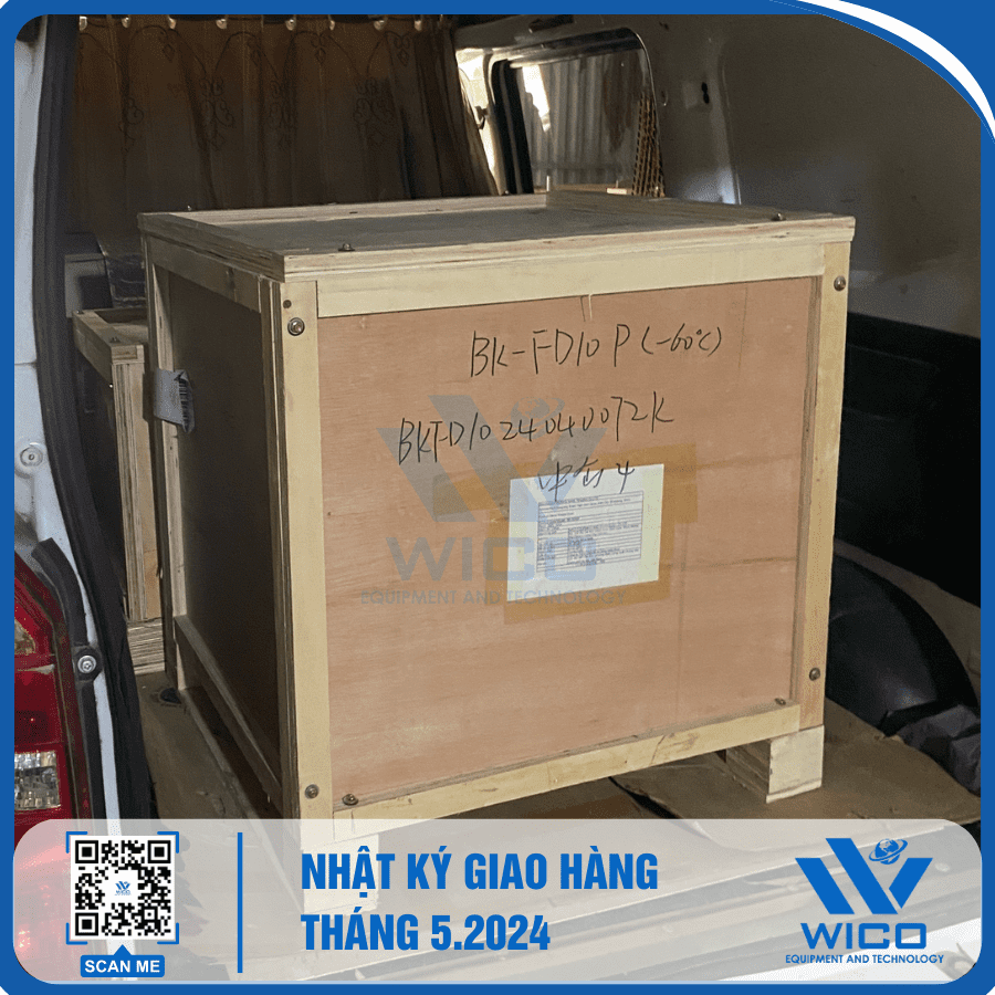 Kỹ thuật Wico tới bàn giao và hướng dẫn sử dụng Máy đông khô BK-FD10P cho khách ở Ninh Bình