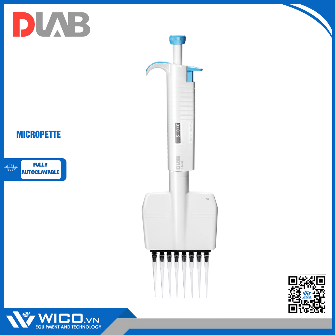 micropipet đa kênh Dlab