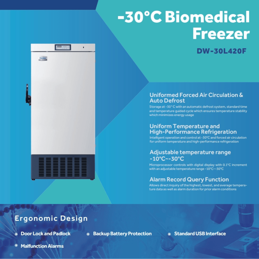 Tủ Bảo Quản -30 độ C Haier DW-30L420F