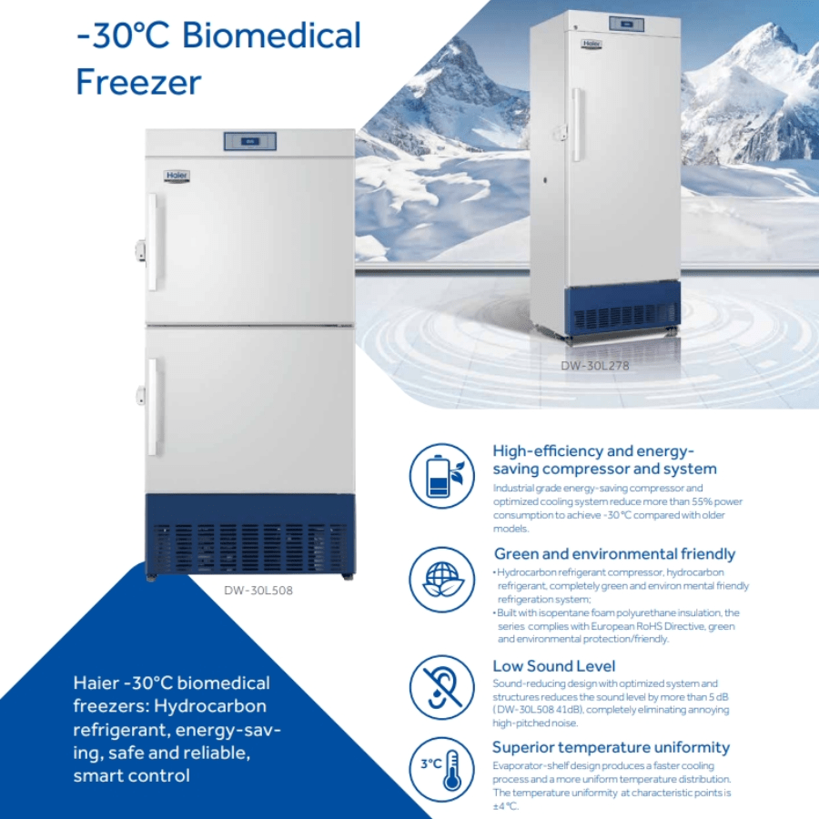 Tủ bảo quản âm 30 độ C Haier DW-30L508