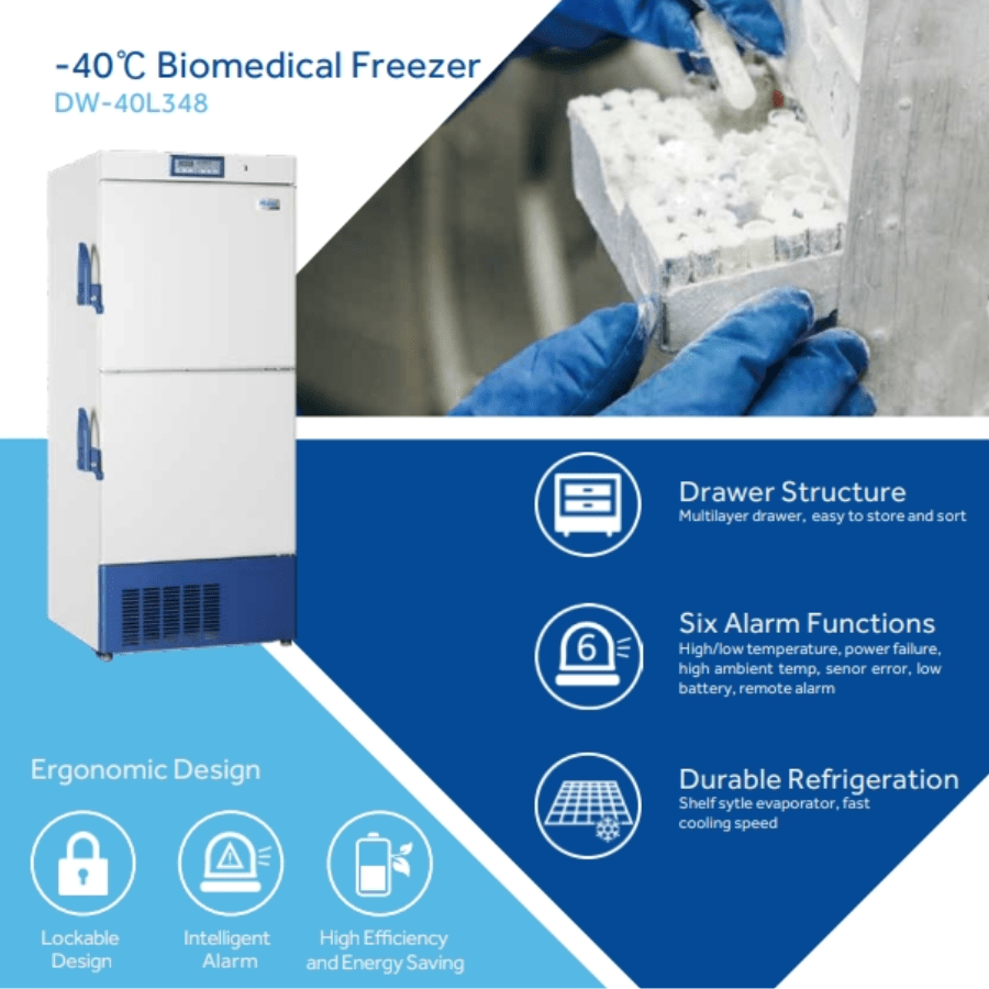 Tủ bảo quản -40 Độ C DW-40L348