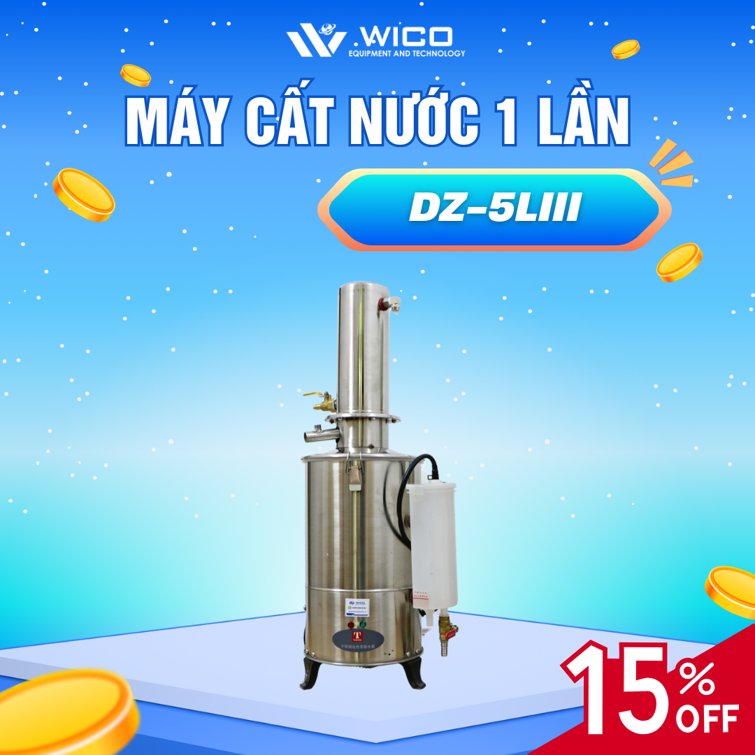 Máy cất nước tự động DZ-5LIII | 5 lít/ giờ