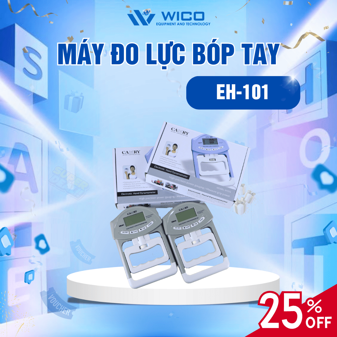 Máy đo lực bóp tay EH101 giảm tới 25%