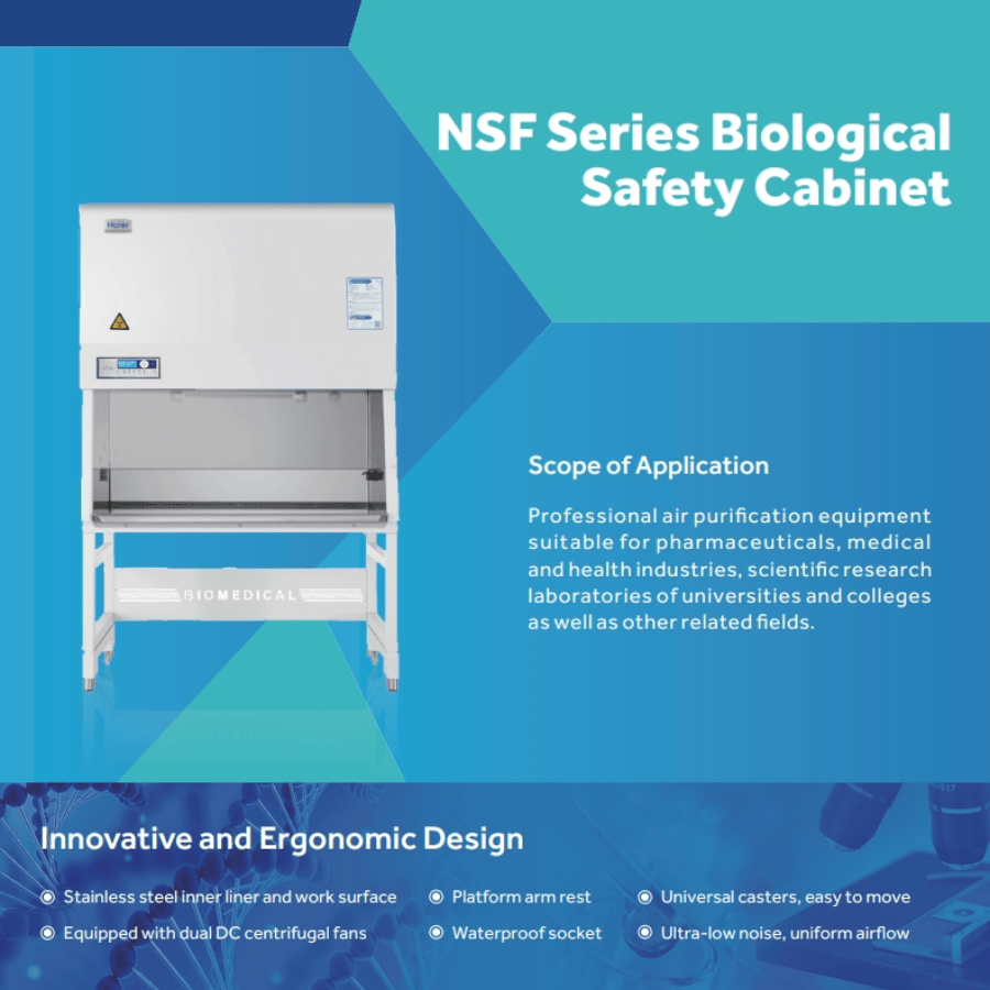 Tủ An Toàn Sinh Học Cấp 2 Haier HR1800-IIA2-N