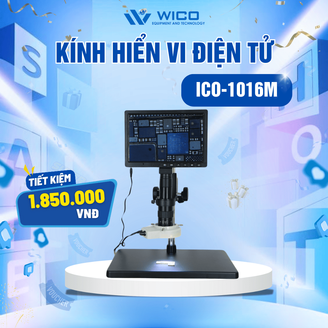 Kính hiển vi điện tử ICO-1016M tiết kiệm hơn 1tr8