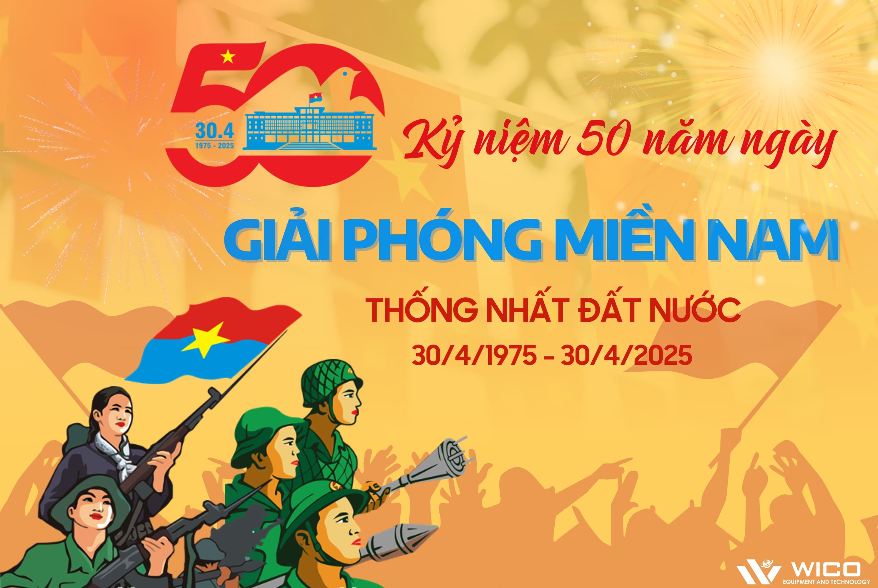 Chúc Mừng Kỷ Niệm 50 Năm Ngày Giải Phóng Miền Nam