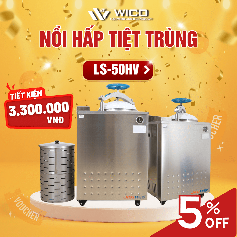 Nồi hấp tiệt trùng Jibimed LS-50HV | Tiết kiệm tới 3tr3