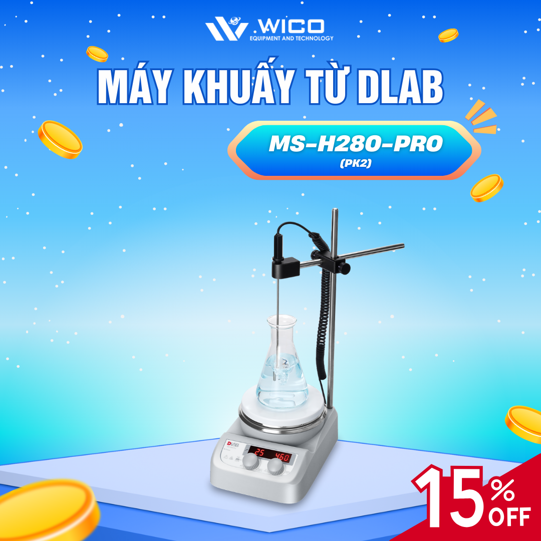 Giảm 15% đối với Máy khuấy từ gia nhiệt MS-H280-Pro