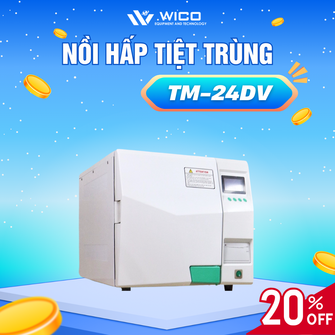 Nồi hấp tiệt trùng Class B TM-24DV giảm hơn 1tr6