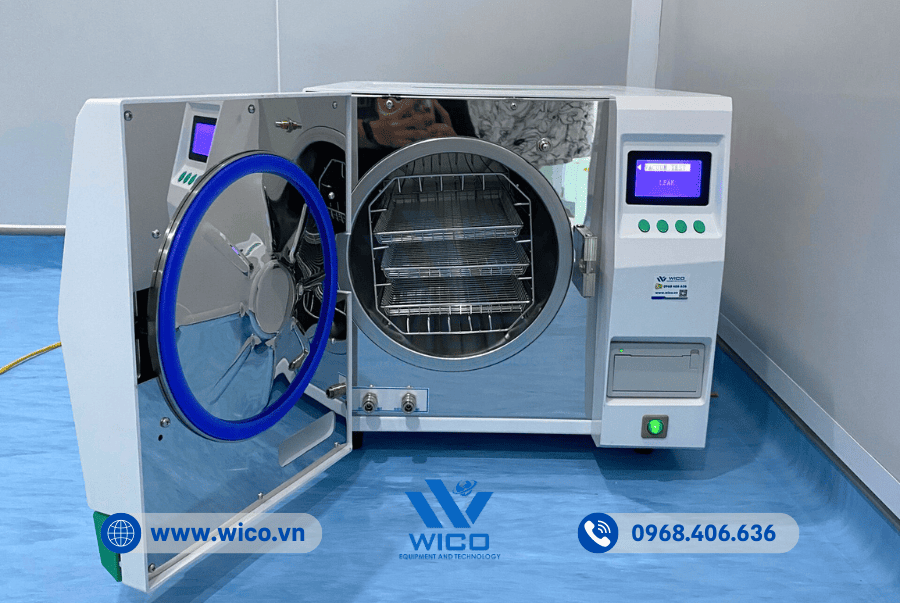 Kiểm tra Nồi hấp tiệt trùng TM-24DV cho anh Thuận ở Bắc Ninh