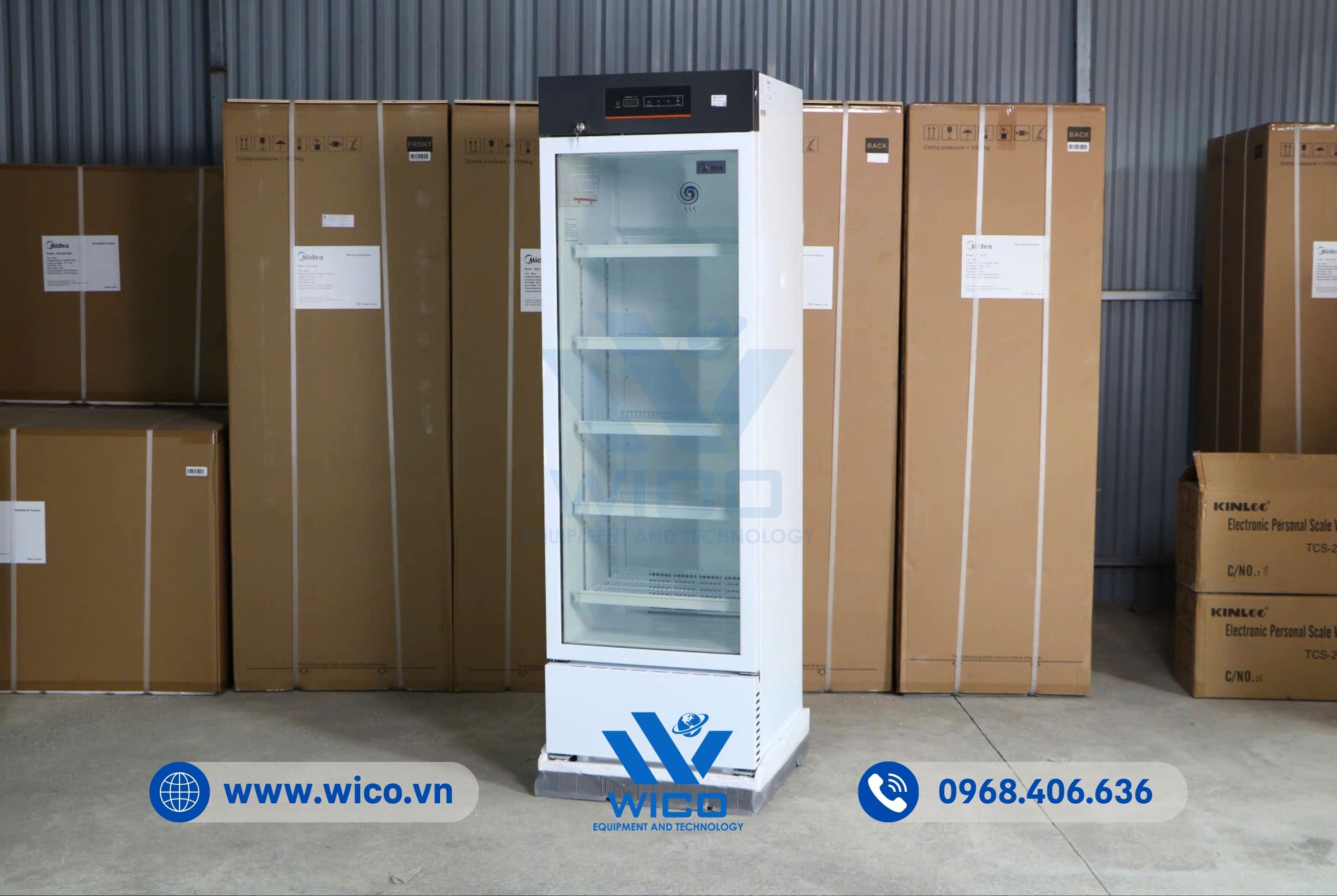 Tủ Bảo Quản Dược/Vắc Xin 2-8 Độ C Midea 316 Lít MC-5L316B | Kiểu Đứng