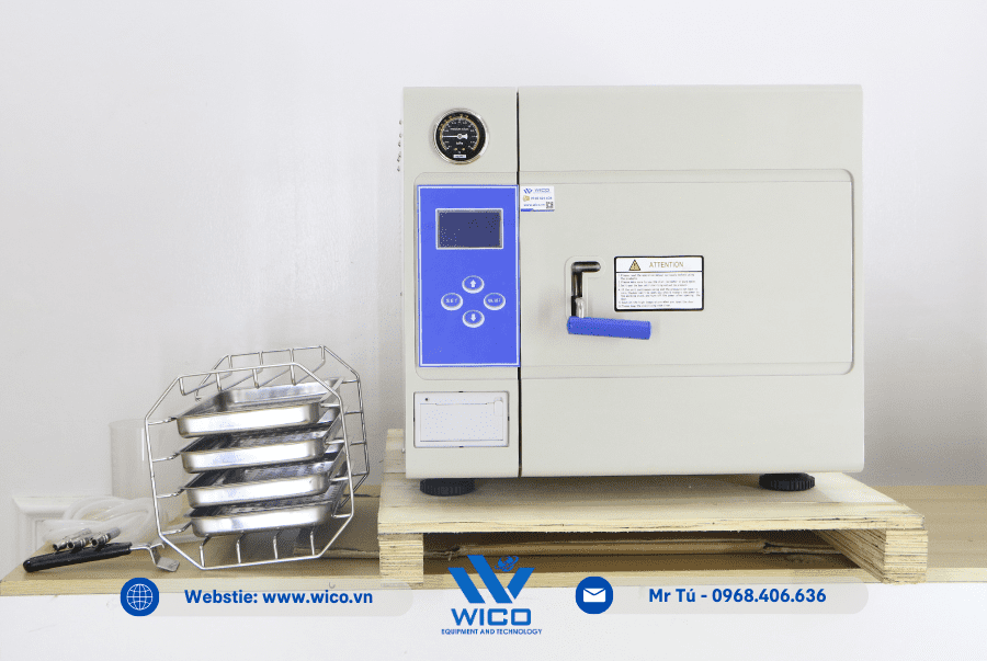 Nồi hấp tiệt trùng Jibimed TM-35DV - Hàng có sẵn tại Wico