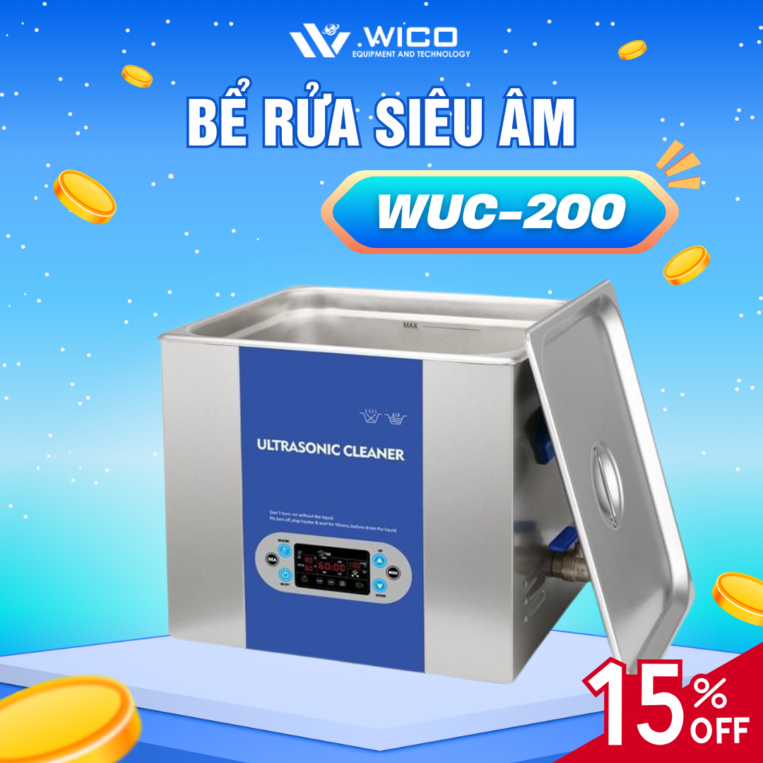 Bể rửa siêu âm 20 lít Jiayuanda WUC-200