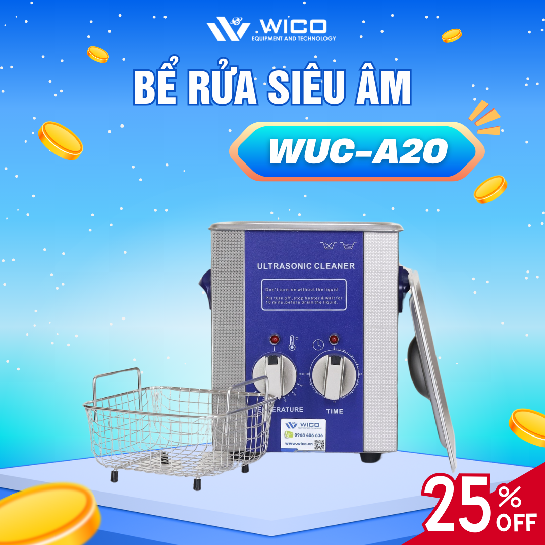 Bể rửa siêu âm Jiayuanda WUC-A20 | Giảm giá tới 25%