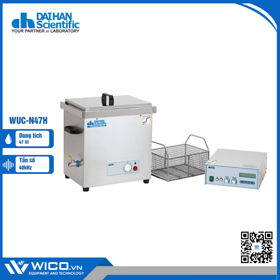 Bể Rửa Siêu Âm Daihan Hàn Quốc WUC-N47H