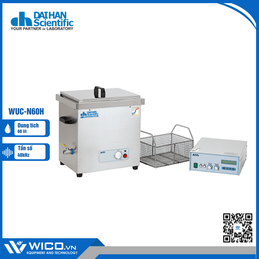 Bể Rửa Siêu Âm Daihan Hàn Quốc WUC-N60H