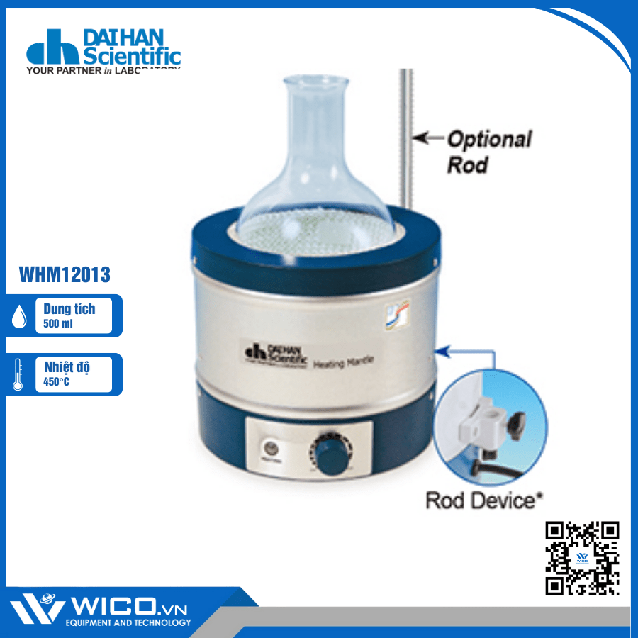 Bếp Đun Bình Cầu 450 Độ C WHM12013