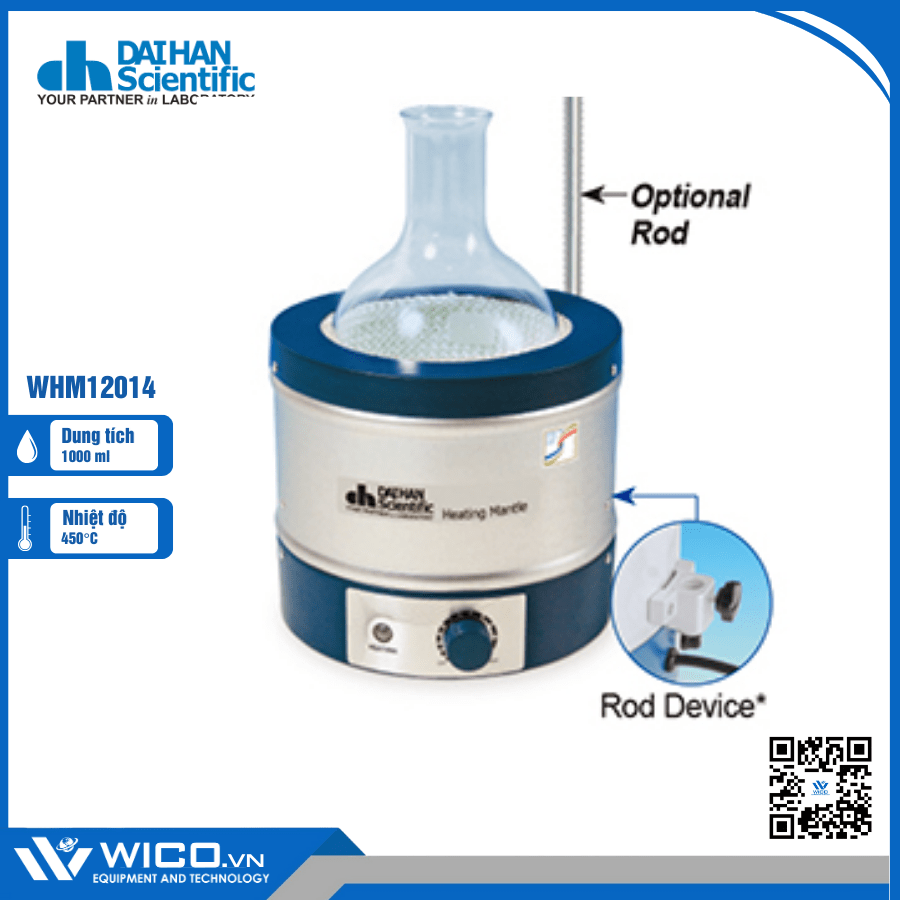 Bếp Đun Bình Cầu 450 Độ C WHM12014