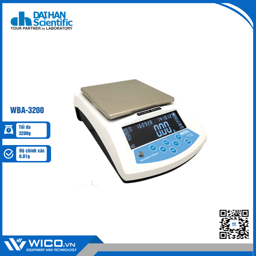Cân Kỹ Thuật 2 Số Daihan Hàn Quốc WBA-3200
