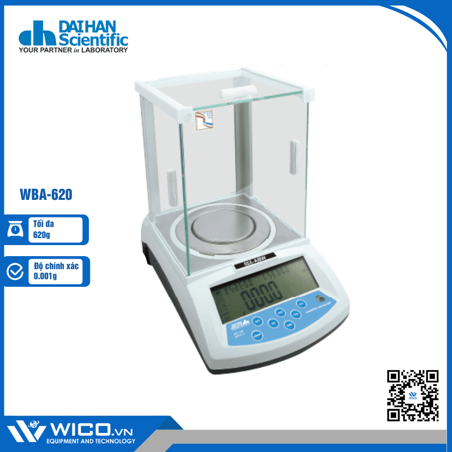 Cân Kỹ Thuật 3 Số Daihan Hàn Quốc WBA-620