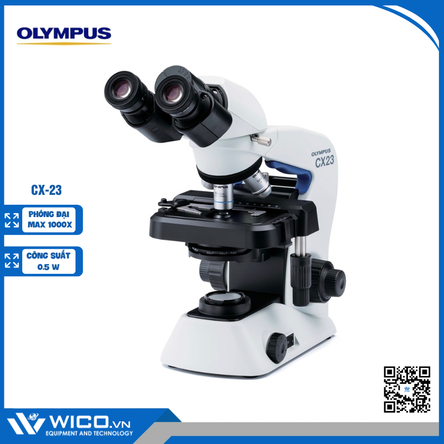 Kính hiển vi sinh học Olympus – Nhật CX23 ( Phóng đại 1000 lần )