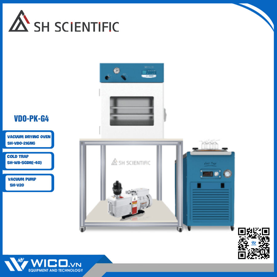 Hệ Thống Tủ Sấy Chân Không 250 Độ C SH Scientific Hàn Quốc VDO-PK-G4
