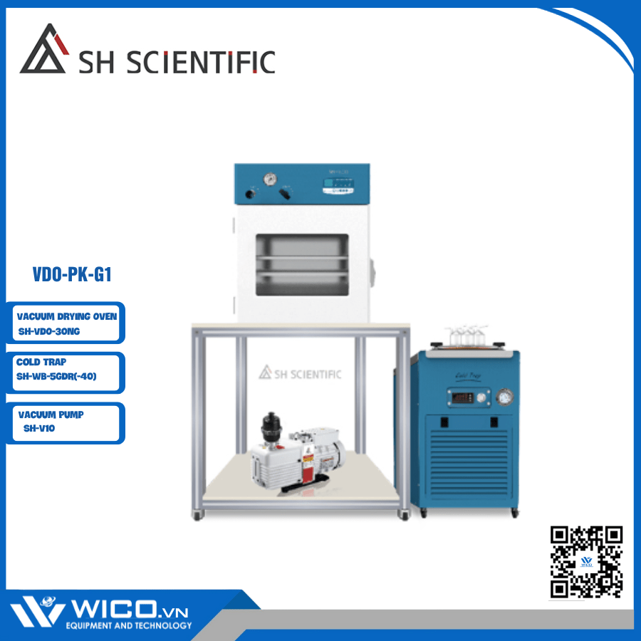 Hệ Thống Tủ Sấy Chân Không 250 Độ C SH Scientific Hàn Quốc VDO-PK-G1