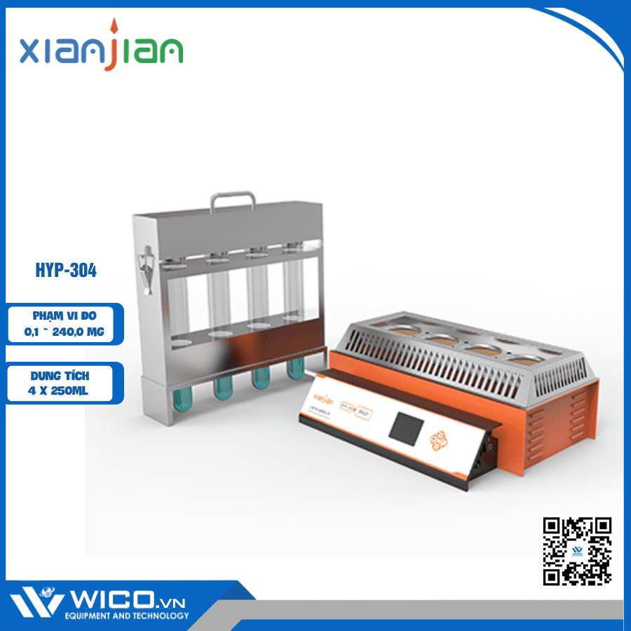 Máy Phá Mẫu Cất Đạm Trung Quốc HYP-304 | 4 chỗ