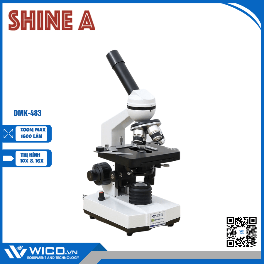 Kính hiển vi 1 mắt phóng đại 1000 lần DMK-483