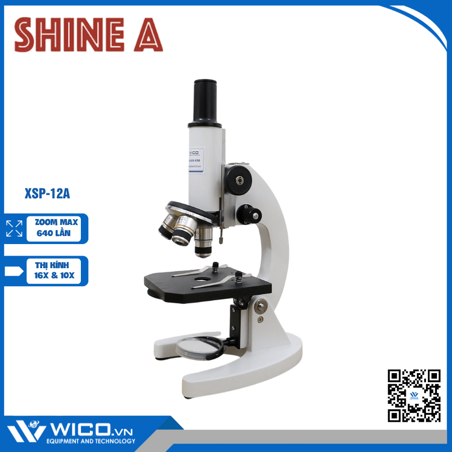 Kính hiển vi sinh học 640X Shinea Trung Quốc XSP-12A