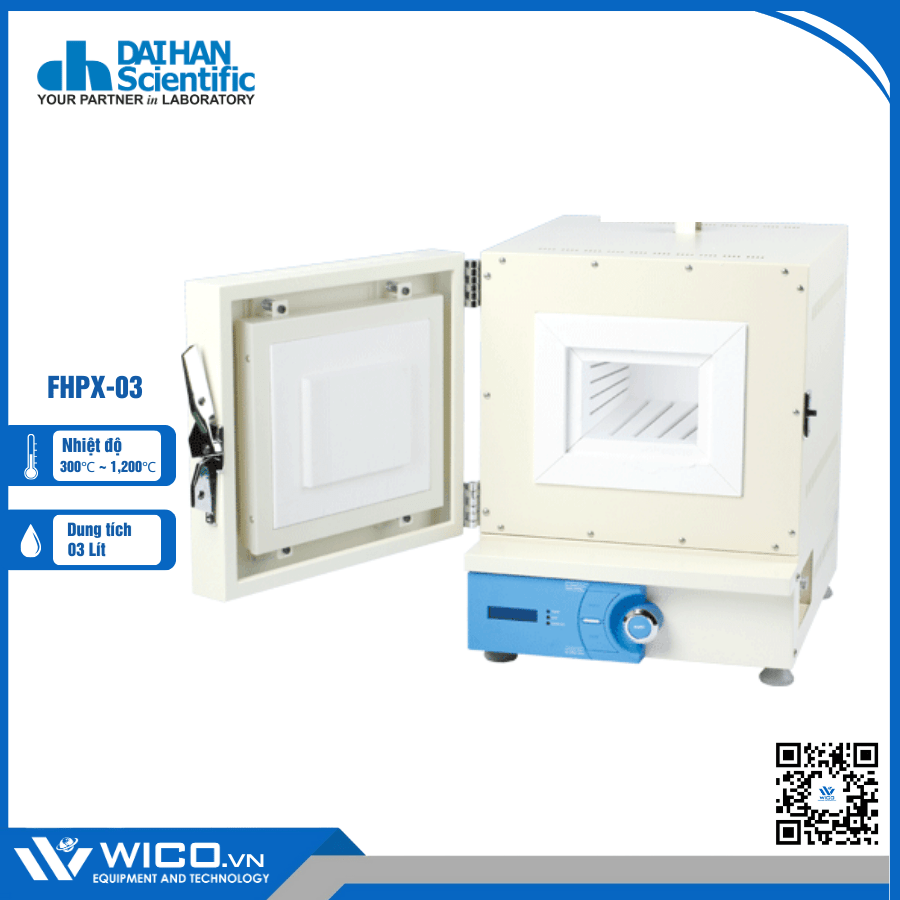 Lò Nung 1200 Độ C Daihan Hàn Quốc FHPX-03