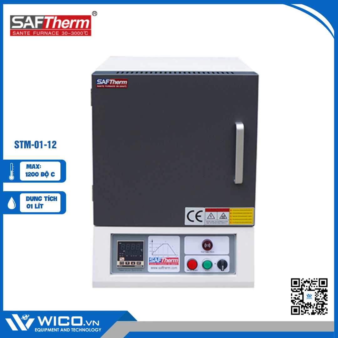 Lò Nung Saftherm 1200 Độ STM-1-12 | 1 Lít
