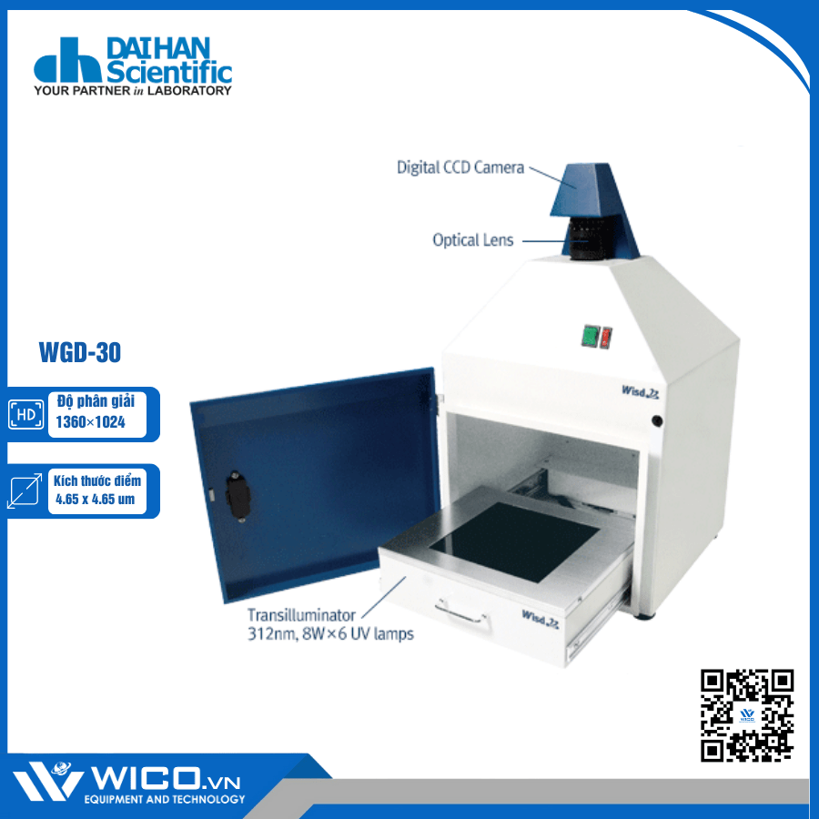 Hệ Thống Chụp Ảnh Gel Daihan Hàn Quốc WGD-30