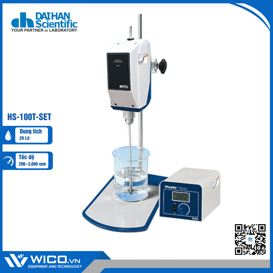 Máy Khuấy Đũa Hiện Số 3,000 Vòng/ Phút HS-100T