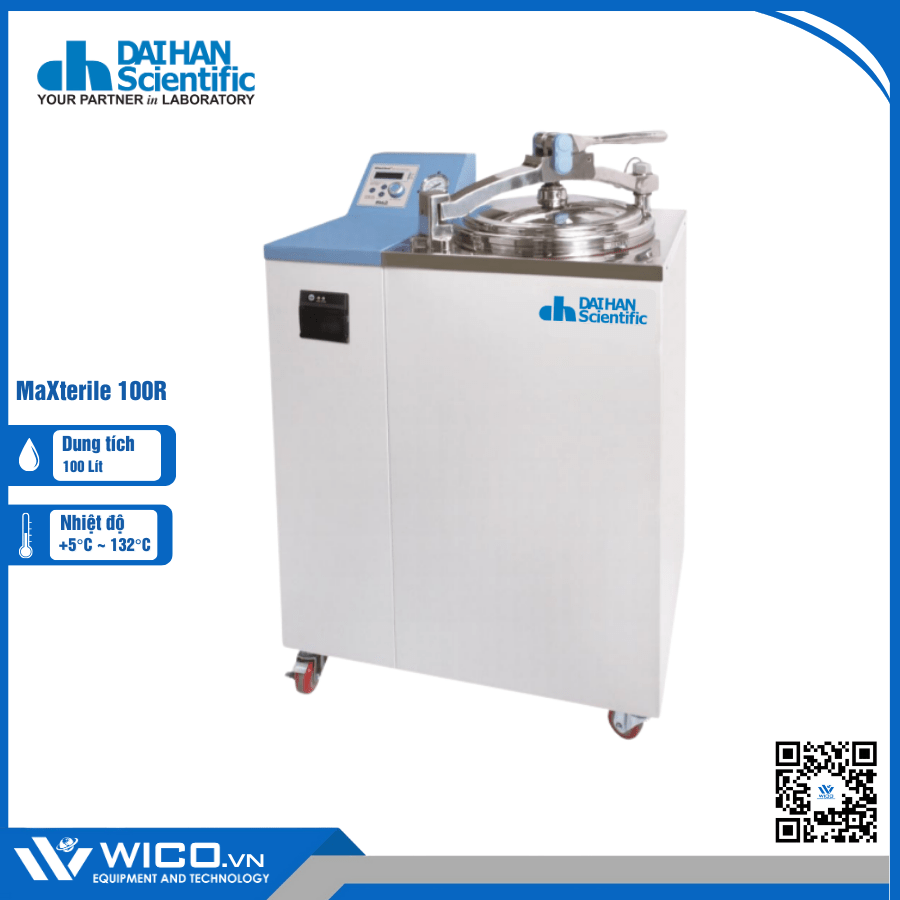 Nồi Hấp Ướt Tiệt Trùng Daihan MaXterile 100R