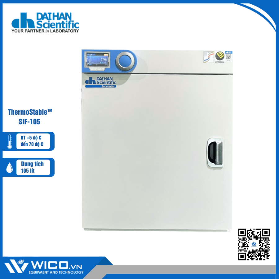 Tủ Ấm Đối Lưu Cưỡng Bức Daihan ThermoStable SIF-105