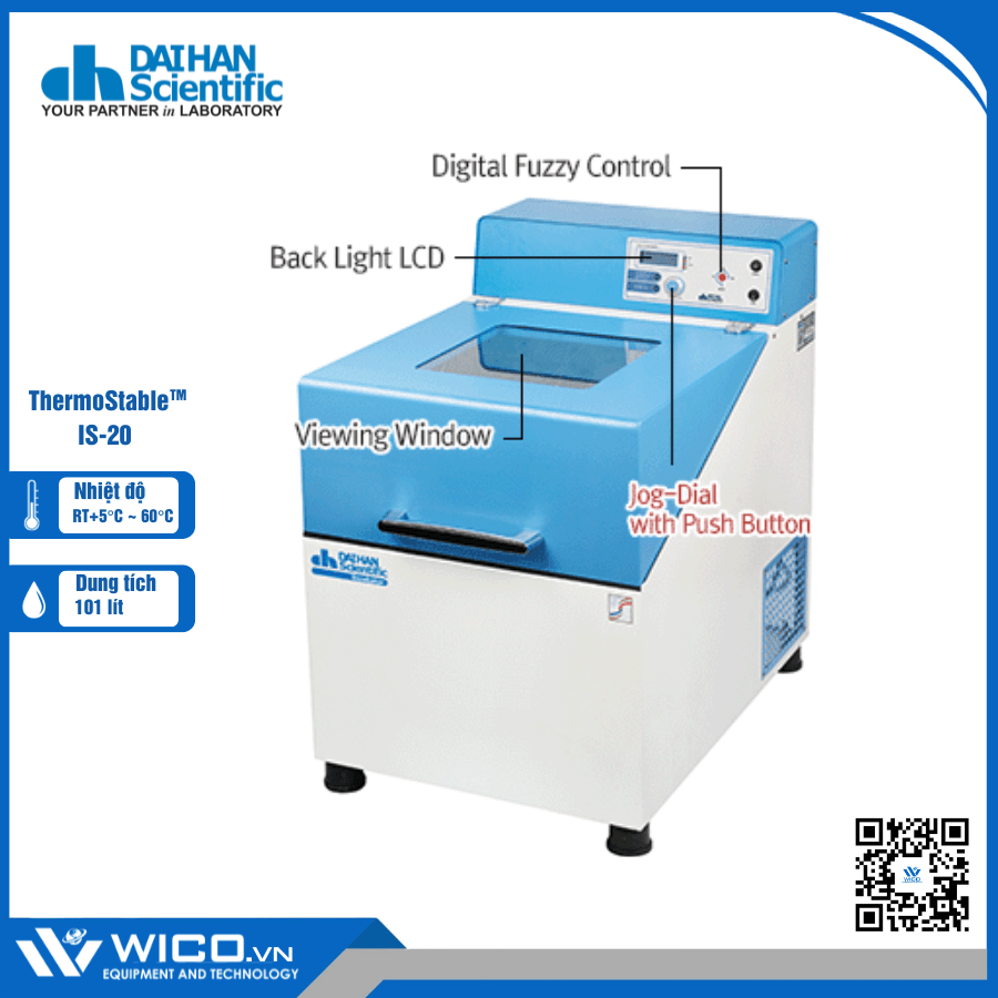 Tủ Ấm Lắc Ổn Nhiệt Daihan Hàn Quốc IS-20