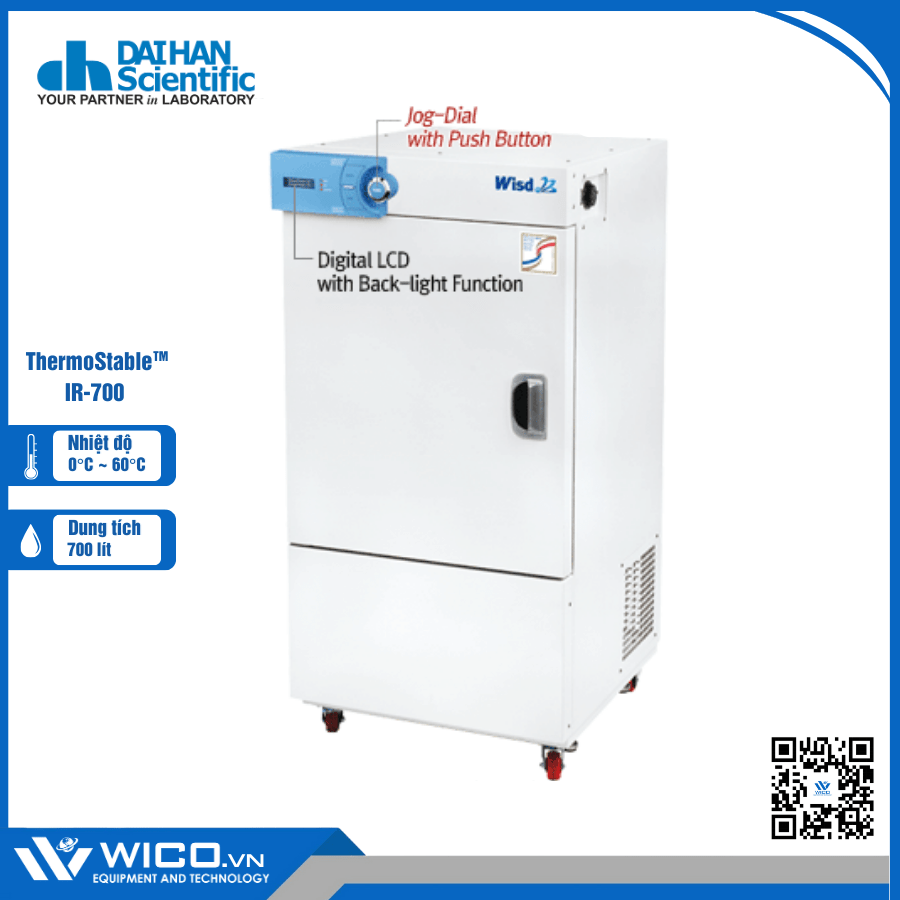 Tủ Ấm Lạnh - Tủ BOD Daihan ThermoStable IR-700