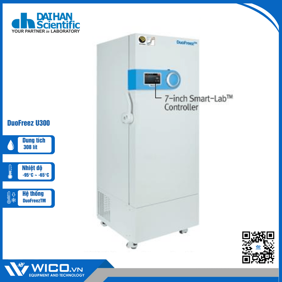 Tủ Lạnh Âm Sâu -95 độ C Daihan Hàn Quốc DuoFreez U300