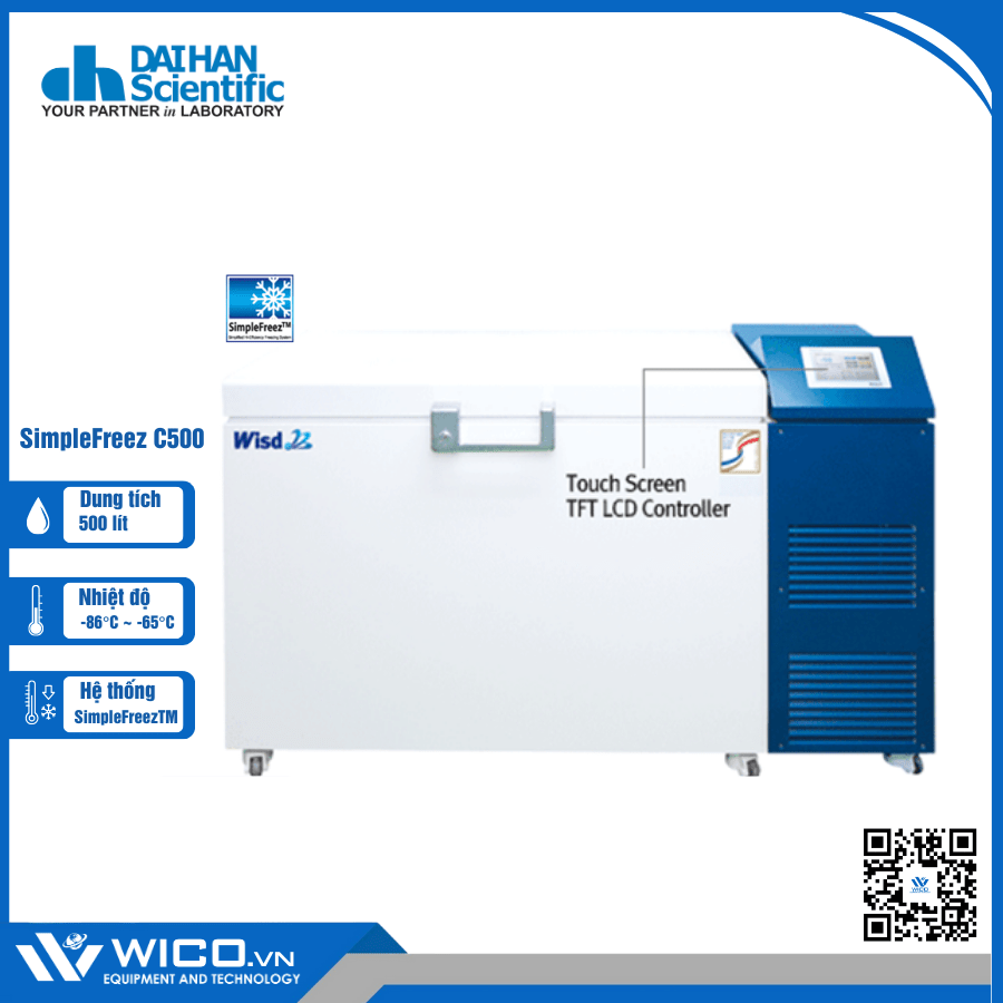 Tủ Lạnh Âm Sâu -86 độ C Daihan Hàn Quốc SimpleFreez C500