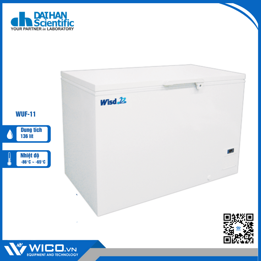 Tủ Lạnh Âm Sâu -86 độ C Economic Daihan Hàn Quốc WUF-11