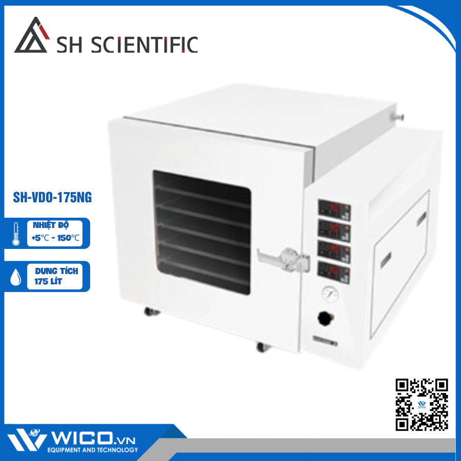 Tủ Sấy Chân Không 150 Độ C SH Scientific SH-VDO-175NG