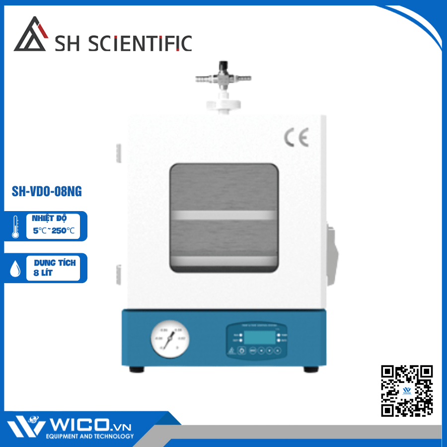 Tủ Sấy Chân Không 250 Độ C SH Scientific Hàn Quốc SH-VDO-08NG