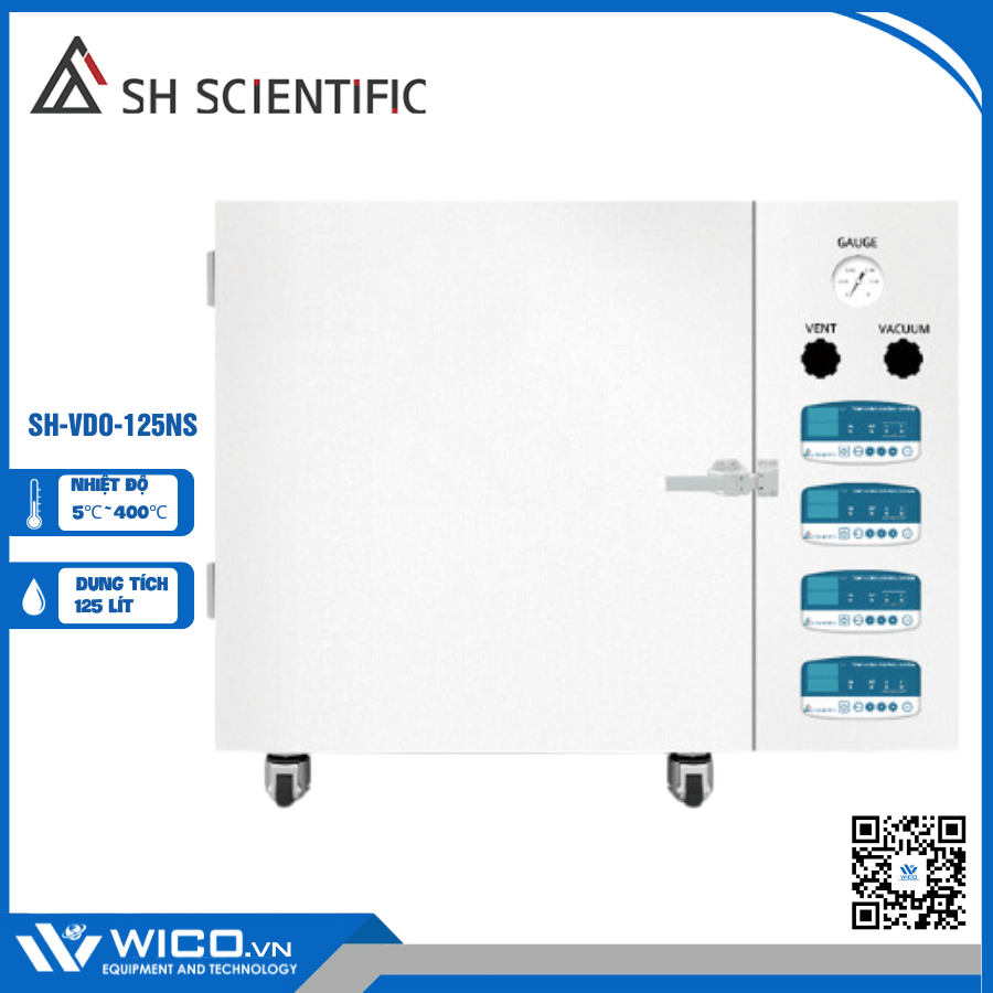 Tủ Sấy Chân Không 450 Độ C SH Scientific SH-VDO-125NS