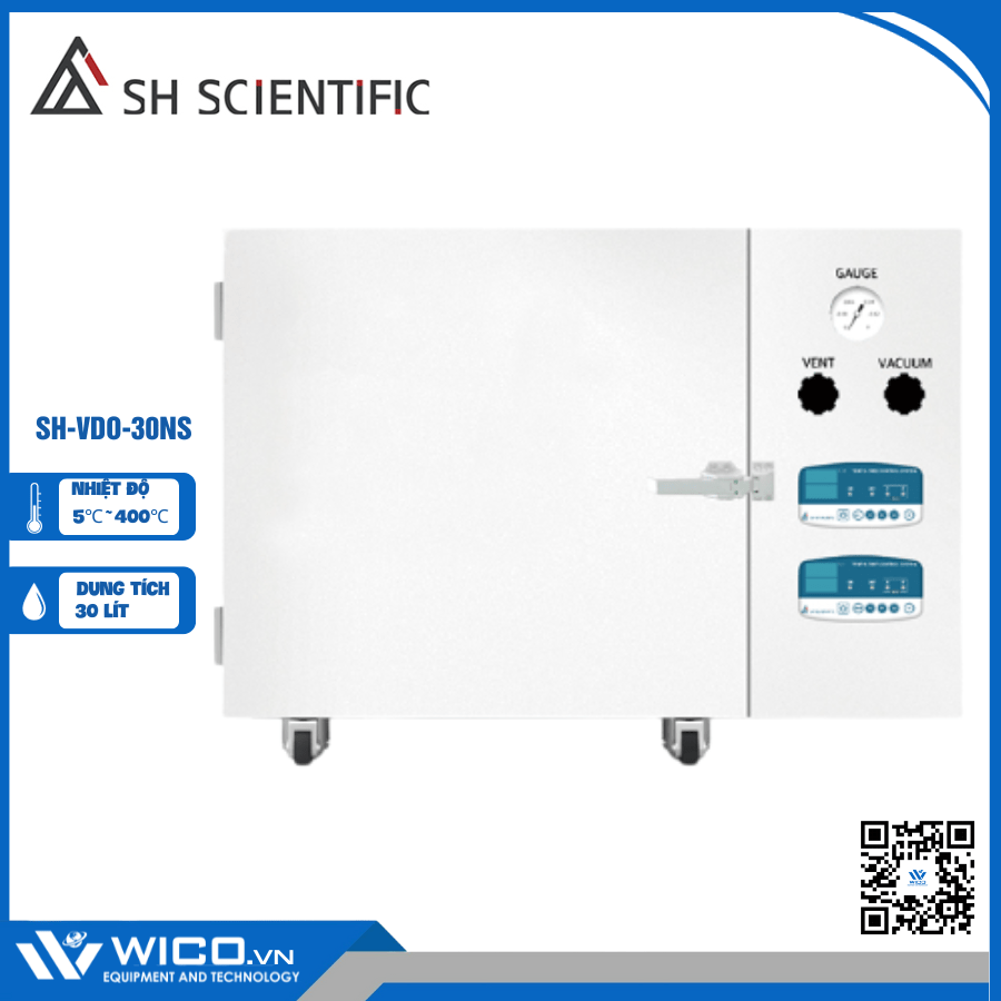 Tủ Sấy Chân Không 450 Độ C SH Scientific SH-VDO-30NS