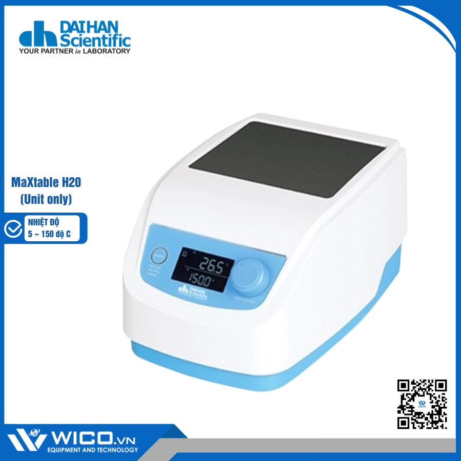 Máy Ủ Nhiệt Khô 150 Độ Daihan MaXtable H20 (Unit only)