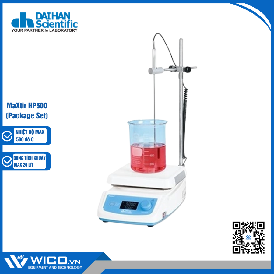 Bếp Gia Nhiệt 500 Độ C Daihan Hàn Quốc MaXtir HP500 (Package Set)