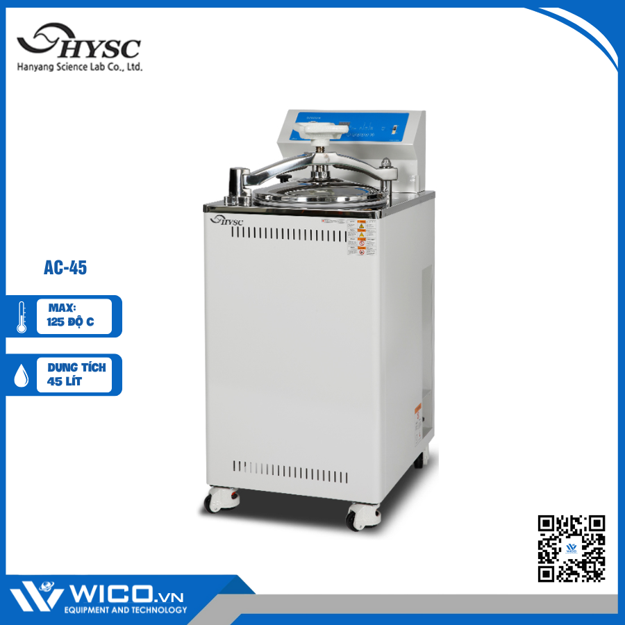 Nồi Hấp Tiệt Trùng HYSC - Hàn Quốc AC-45 | 45 Lít