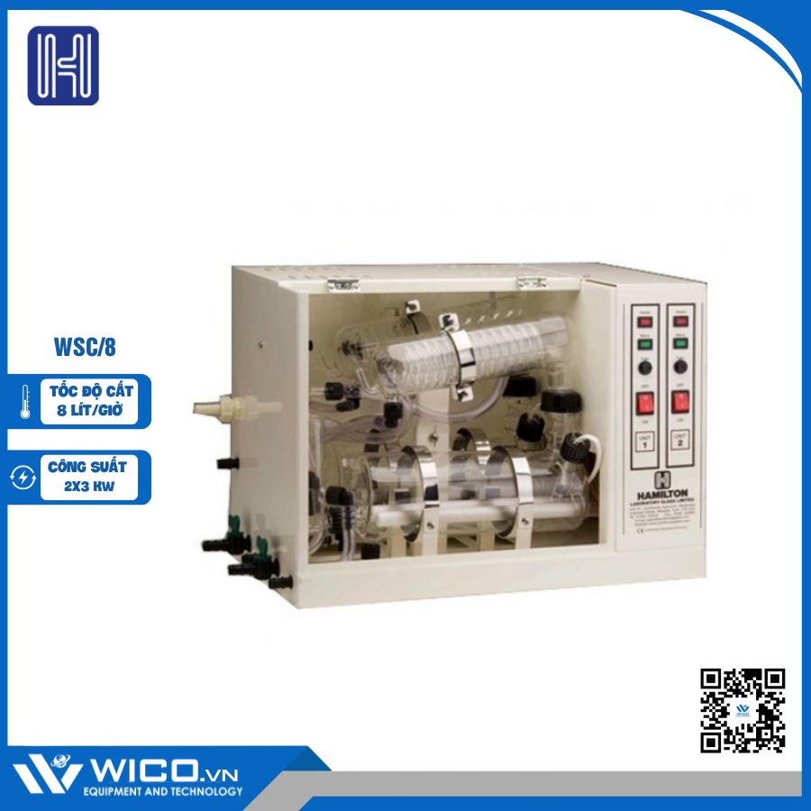 Máy cất nước 1 lần Hamilton - Anh WSC/8
