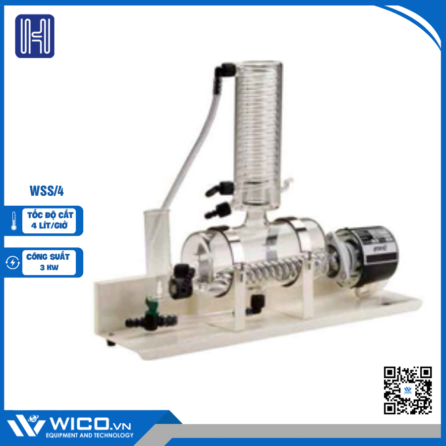 Máy Cất Nước 1 Lần Sinh Hàn Đứng Hamilton WSS/4 | 4 Lít / Giờ